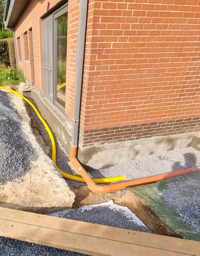 Mise en place d'une citerne d'eau