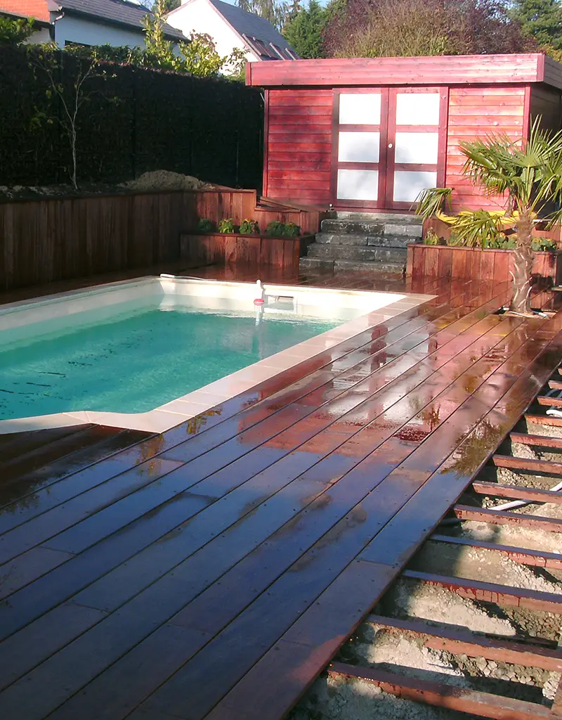 Installation d'une piscine